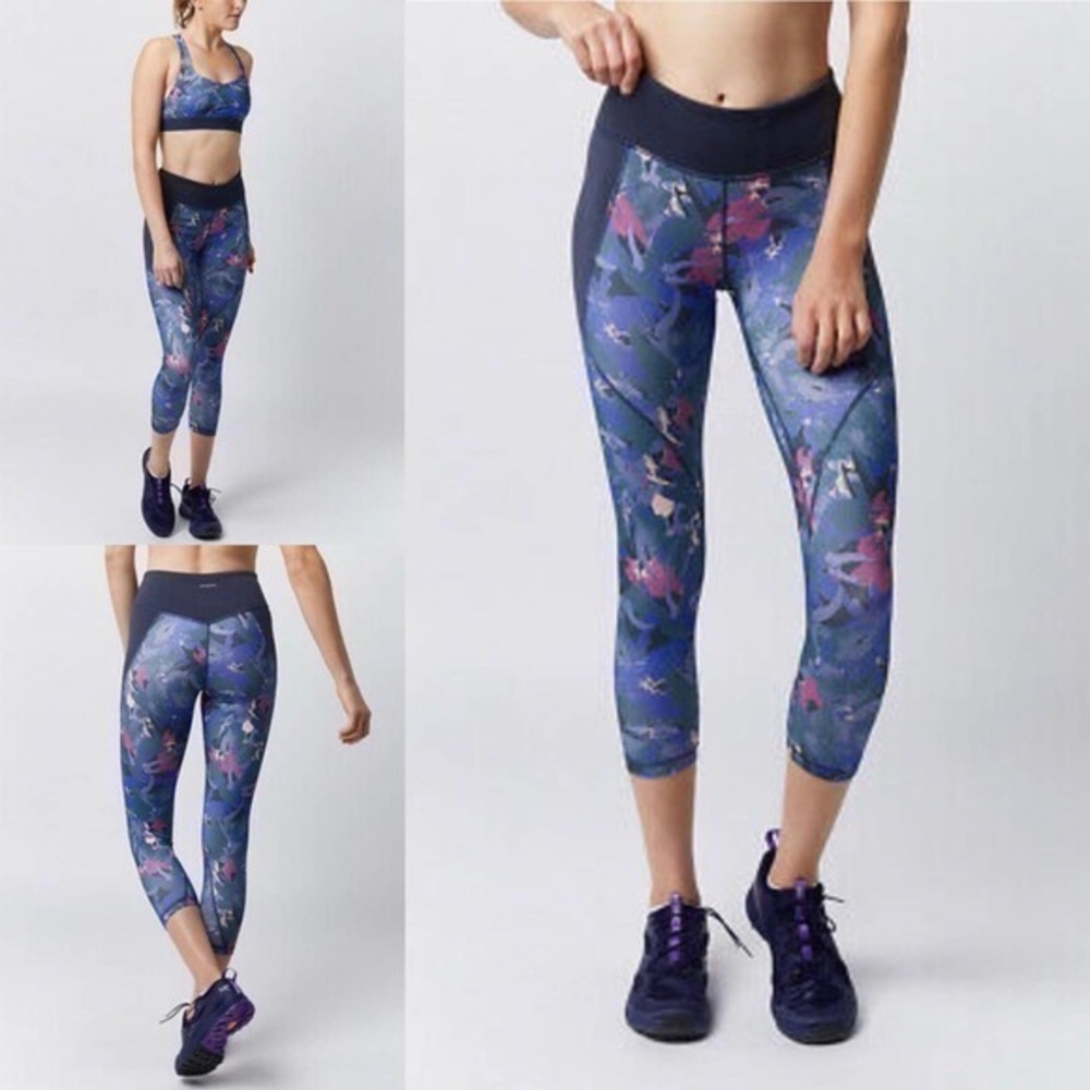 Patagonia Leggings - Centered Crop NWT | Women XS | Purple Black